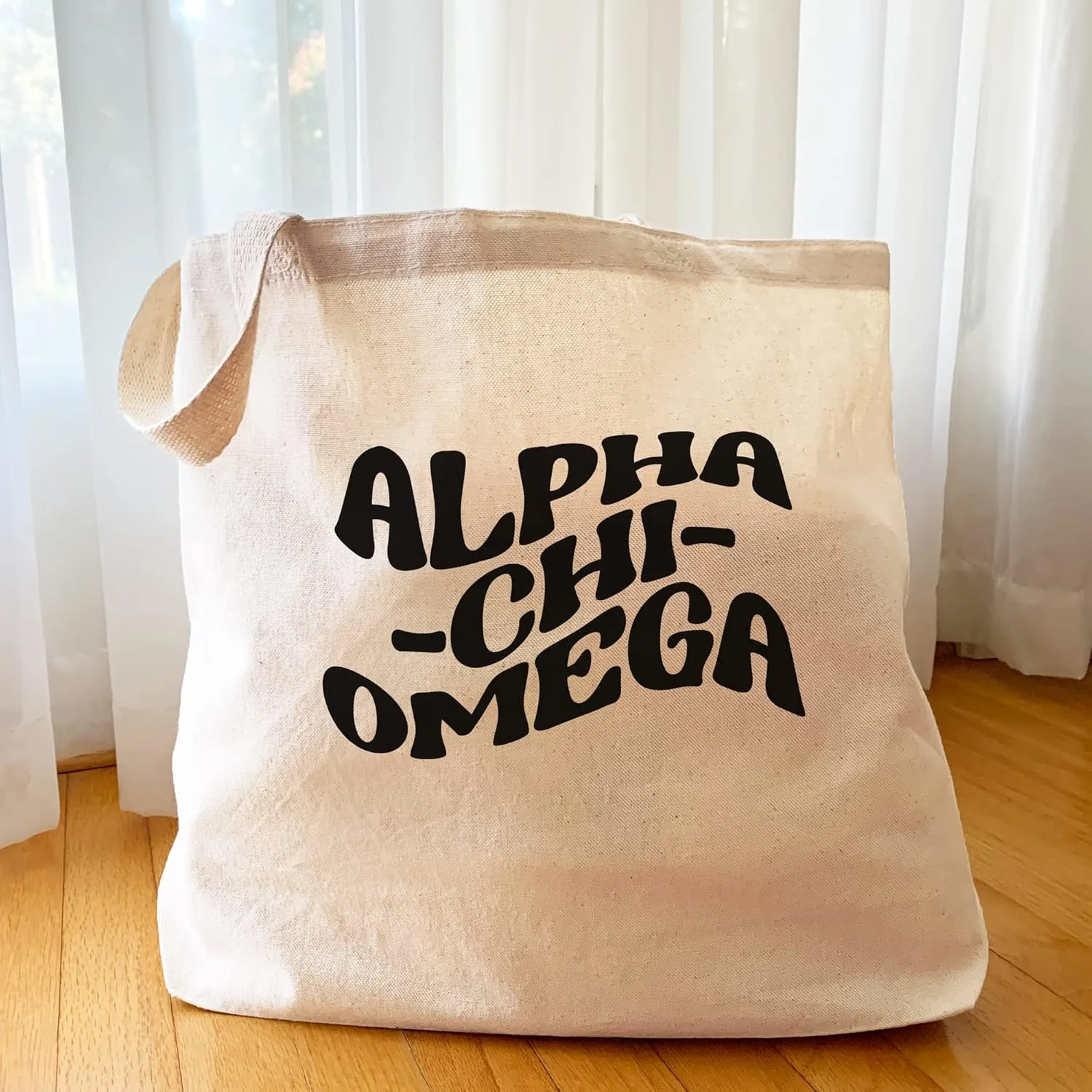 Tote Bag for Sorority - Mod Style Large Canvas Bag - Gifts for Women