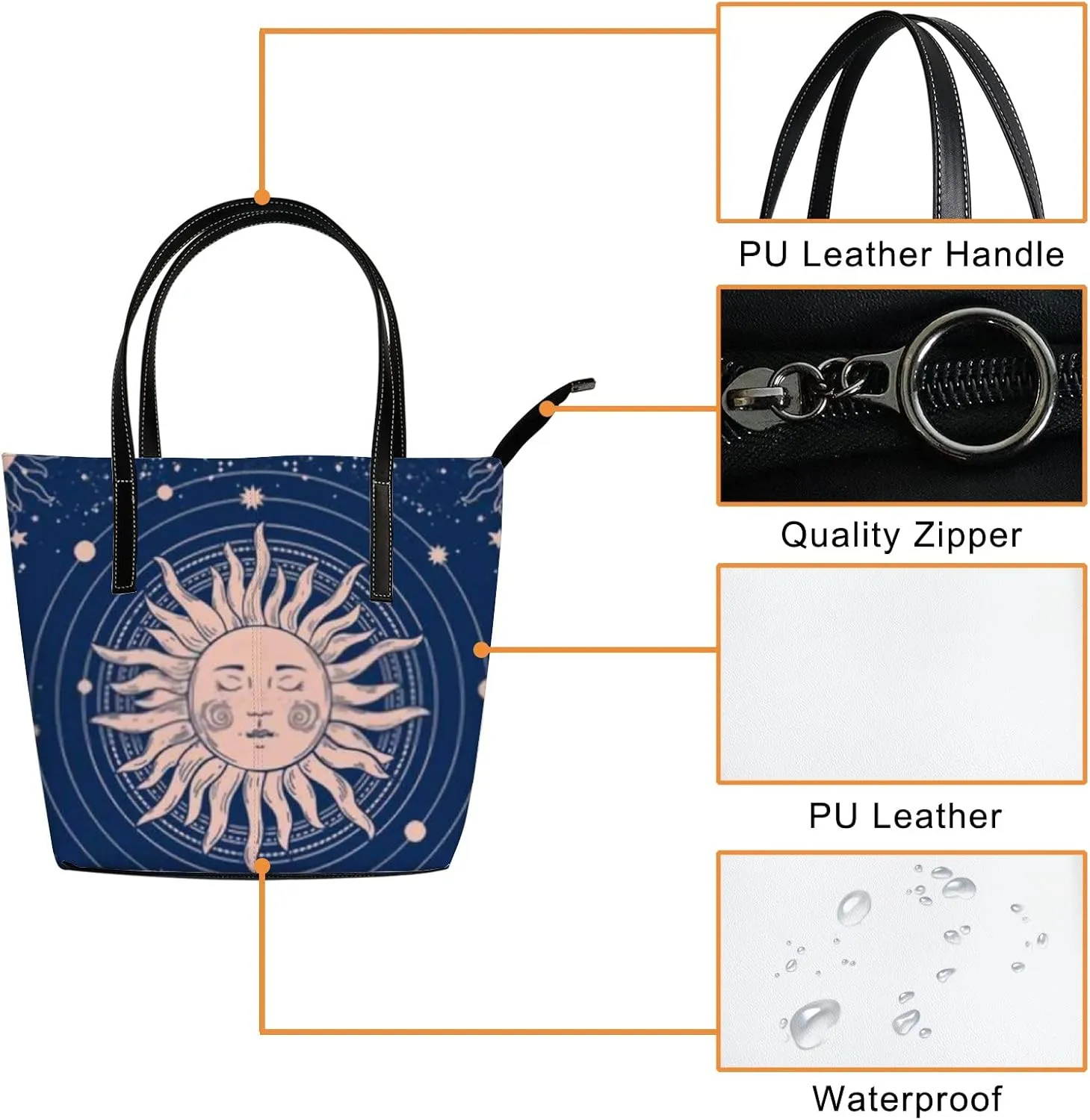 Tote Bag for Women Leather Handbags Women's Crossbody Handbags Work Tote Bags for Women Coach Handbags Tote Bag with Zipper