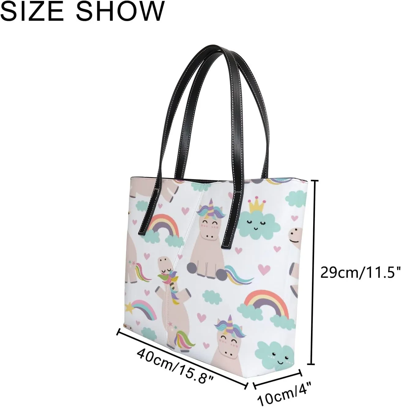 Tote Bag for Women PU Leather Handbags Women's Crossbody Handbags Work Tote Bags for Women Coachbags Tote Bag with Zipper