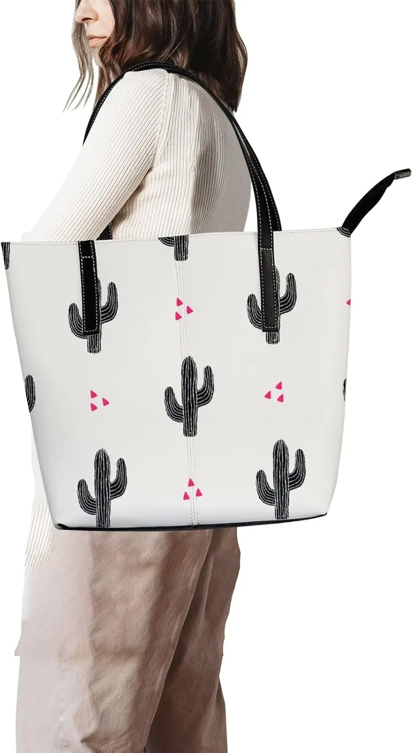 Tote Bag for Women PU Leather Handbags Women's Crossbody Handbags Work Tote Bags for Women Coachbags Tote Bag with Zipper