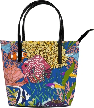 Tote Bag for Women PU Leather Handbags Women's Crossbody Handbags Work Tote Bags for Women Coachbags Tote Bag with Zipper