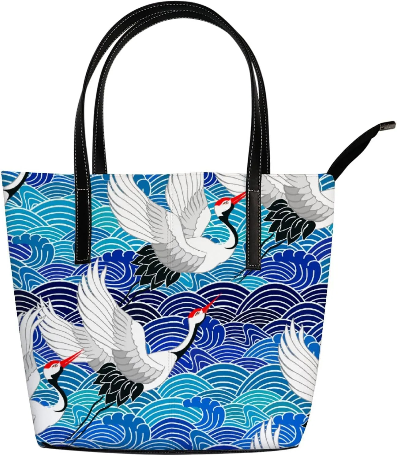 Tote Bag for Women PU Leather Handbags Women's Crossbody Handbags Work Tote Bags for Women Coachbags Tote Bag with Zipper