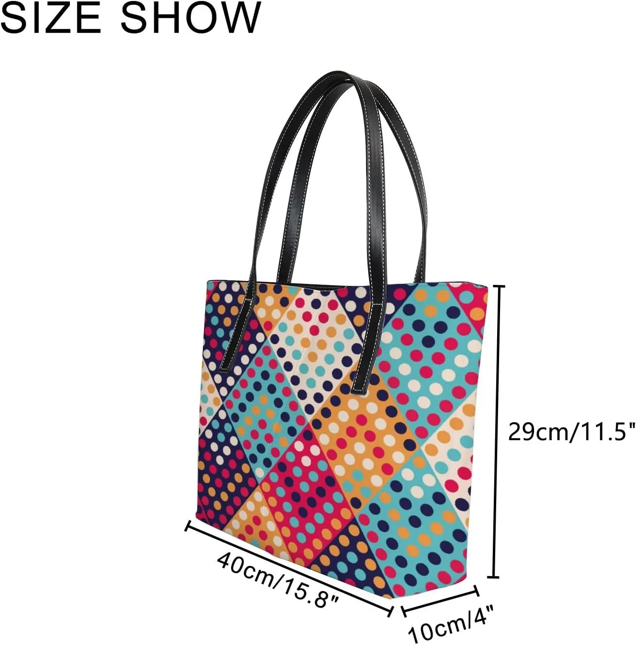 Tote Bag for Women PU Leather Handbags Women's Crossbody Handbags Work Tote Bags for Women Coachbags Tote Bag with Zipper