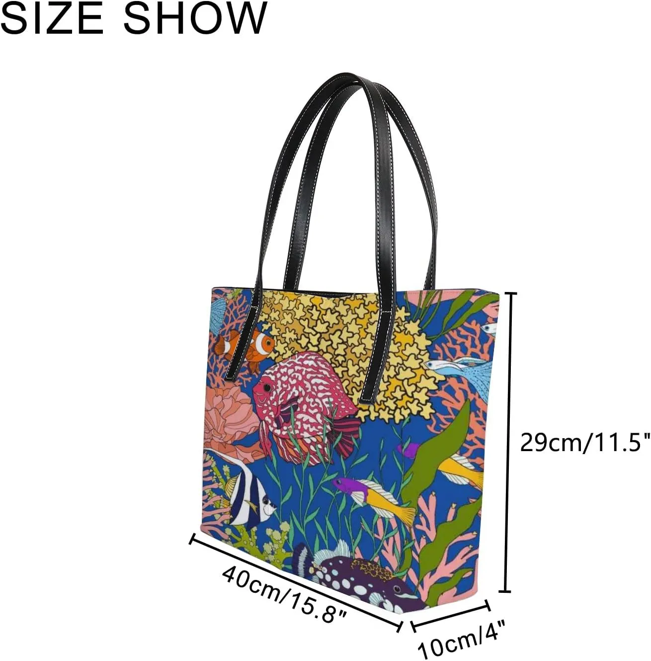 Tote Bag for Women PU Leather Handbags Women's Crossbody Handbags Work Tote Bags for Women Coachbags Tote Bag with Zipper