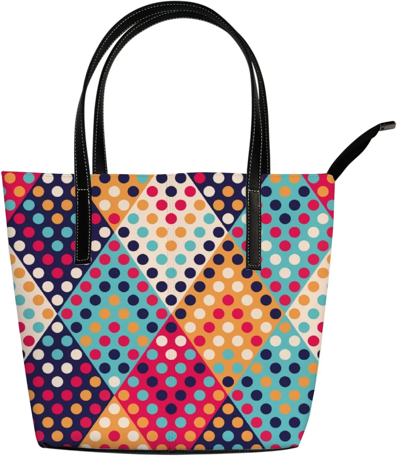 Tote Bag for Women PU Leather Handbags Women's Crossbody Handbags Work Tote Bags for Women Coachbags Tote Bag with Zipper