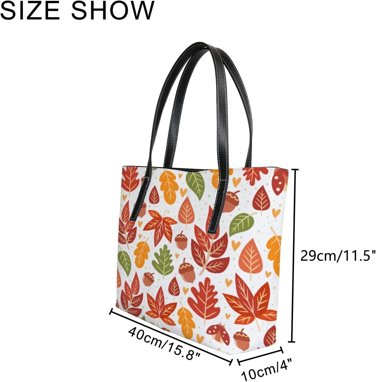 Tote Bag for Women PU Leather Handbags Women's Crossbody Handbags Work Tote Bags for Women Coachbags Tote Bag with Zipper