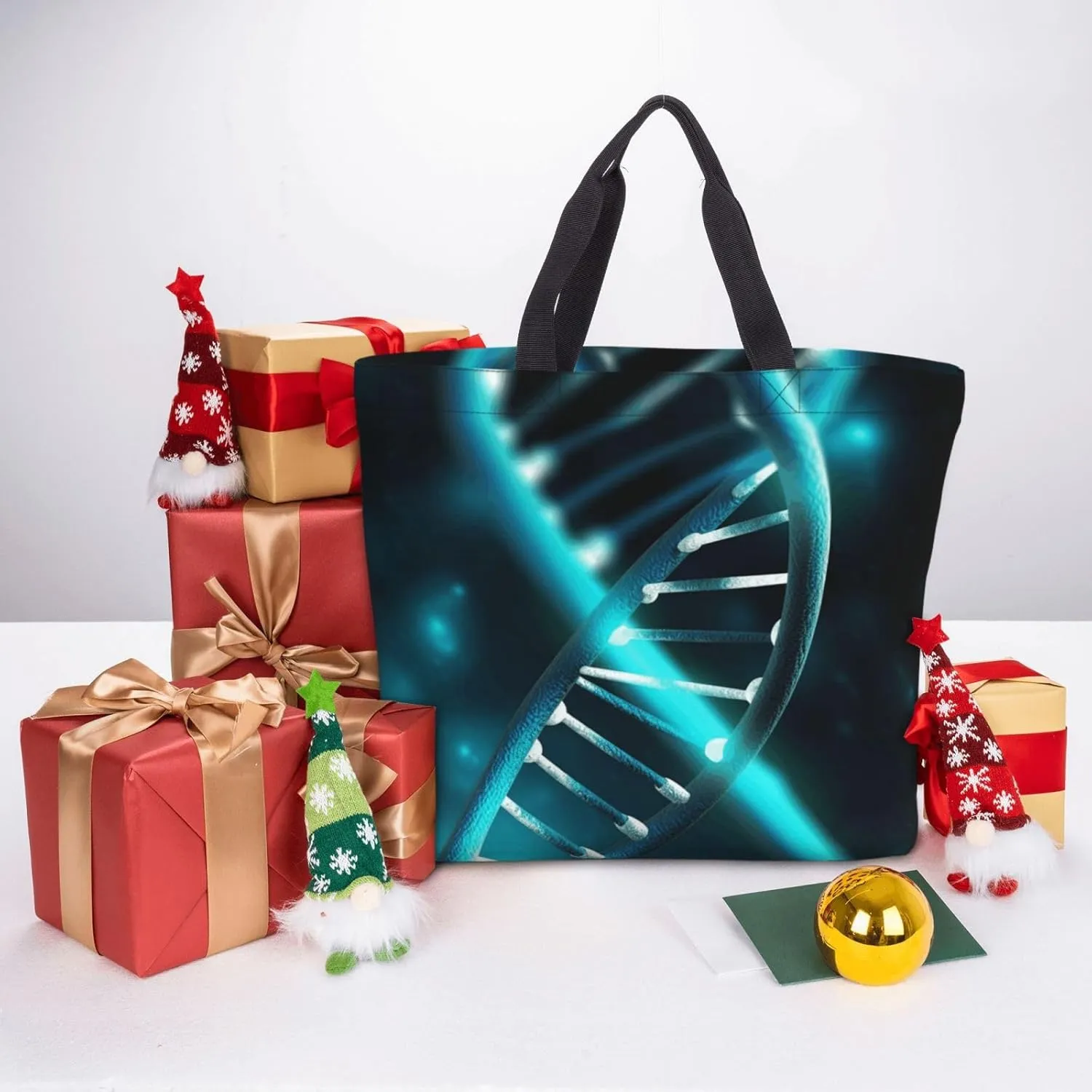 Tote Bag for Women Reusable Grocery Bags Seals on ice Tote Bag with Inner Pocket Travel Tote for Shopping