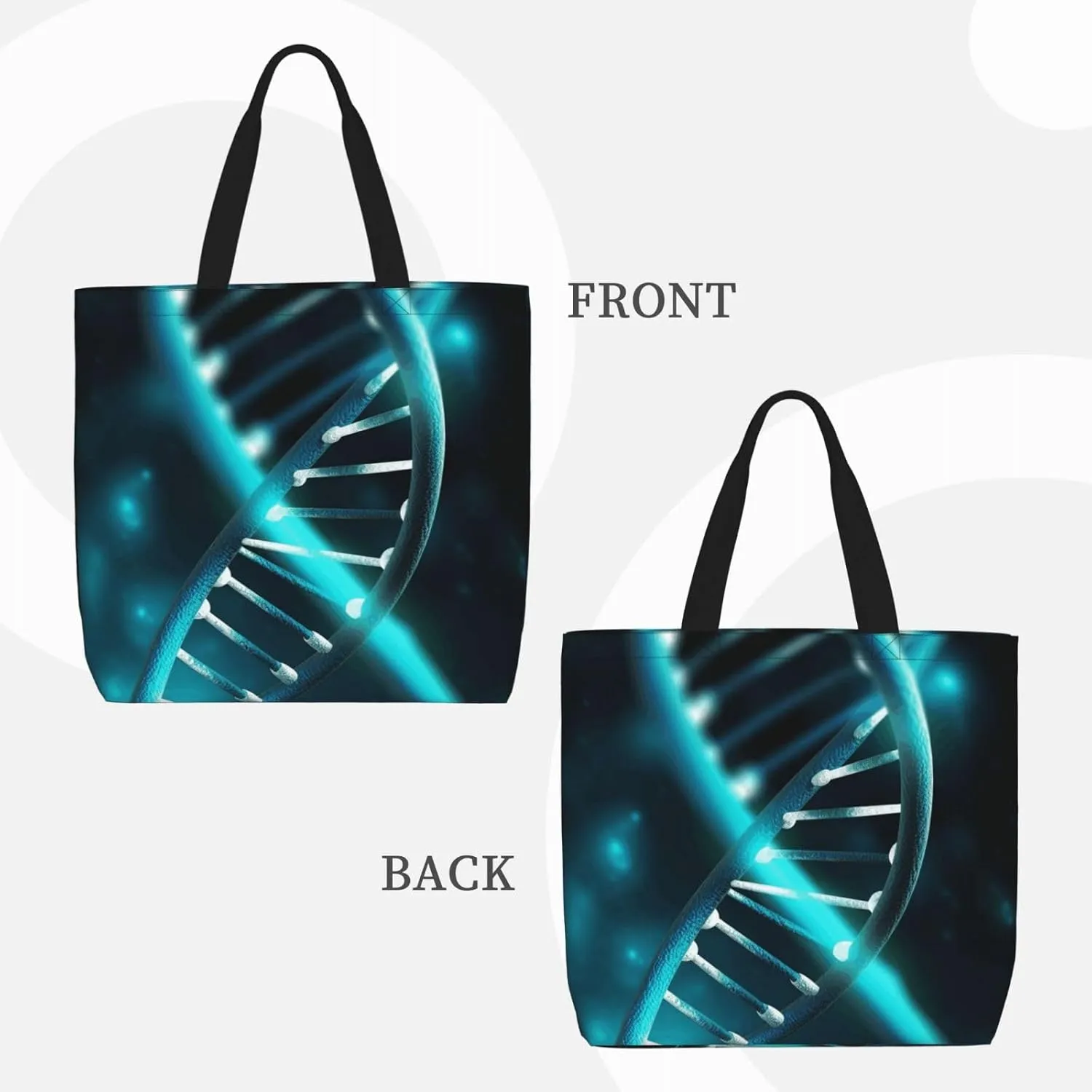 Tote Bag for Women Reusable Grocery Bags Seals on ice Tote Bag with Inner Pocket Travel Tote for Shopping