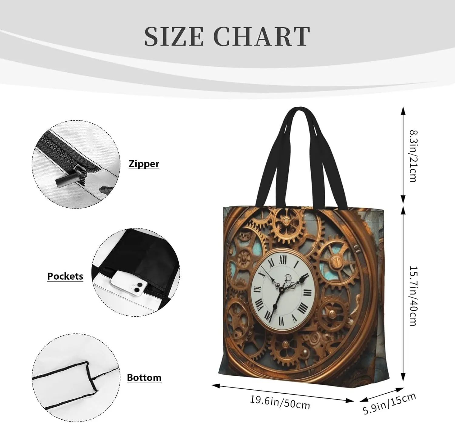 Tote Bag for Women Reusable Grocery Bags Seals on ice Tote Bag with Inner Pocket Travel Tote for Shopping