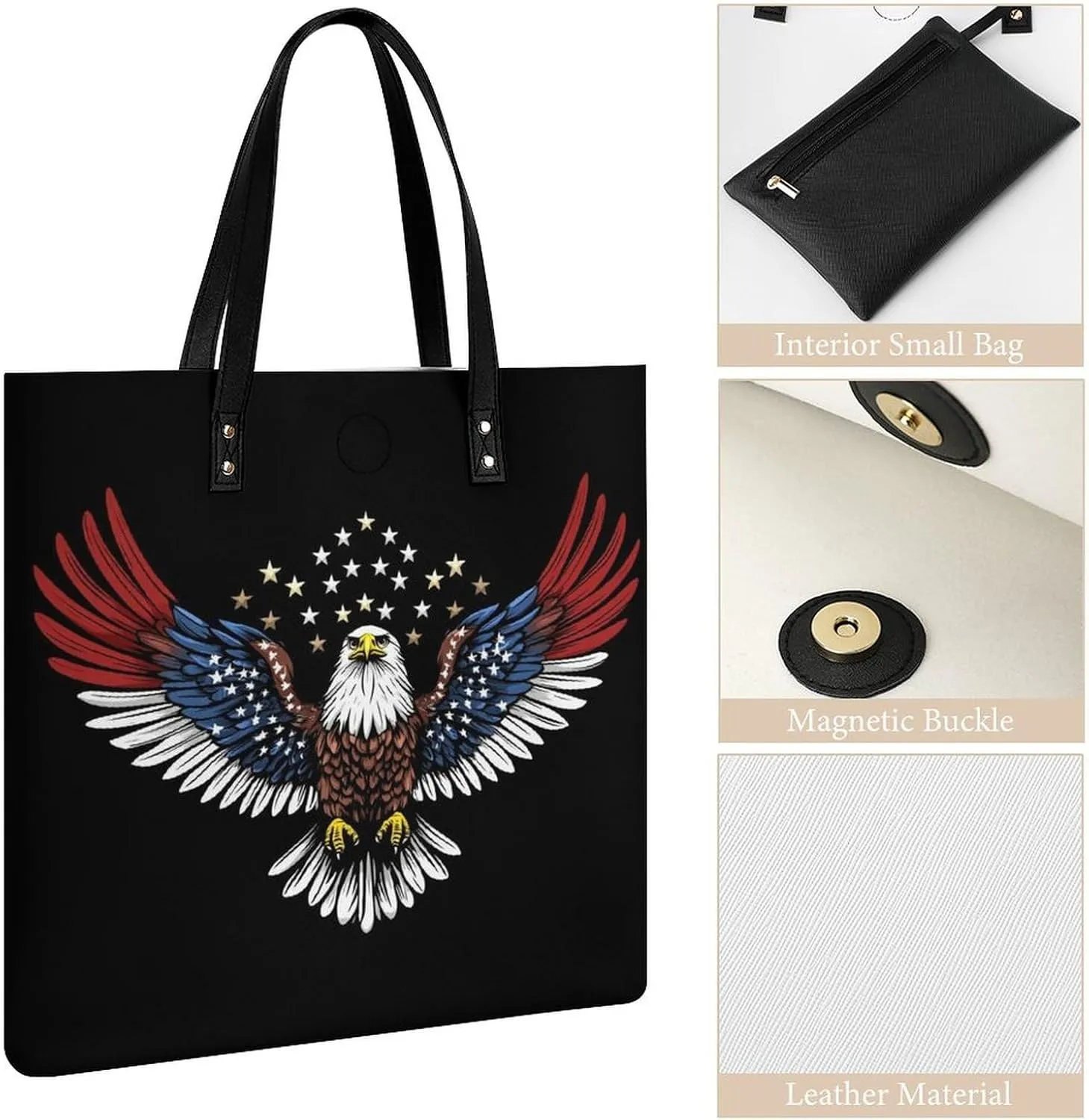 Tote Bag for Women Work Pu Leather Travel Purse and Handbags