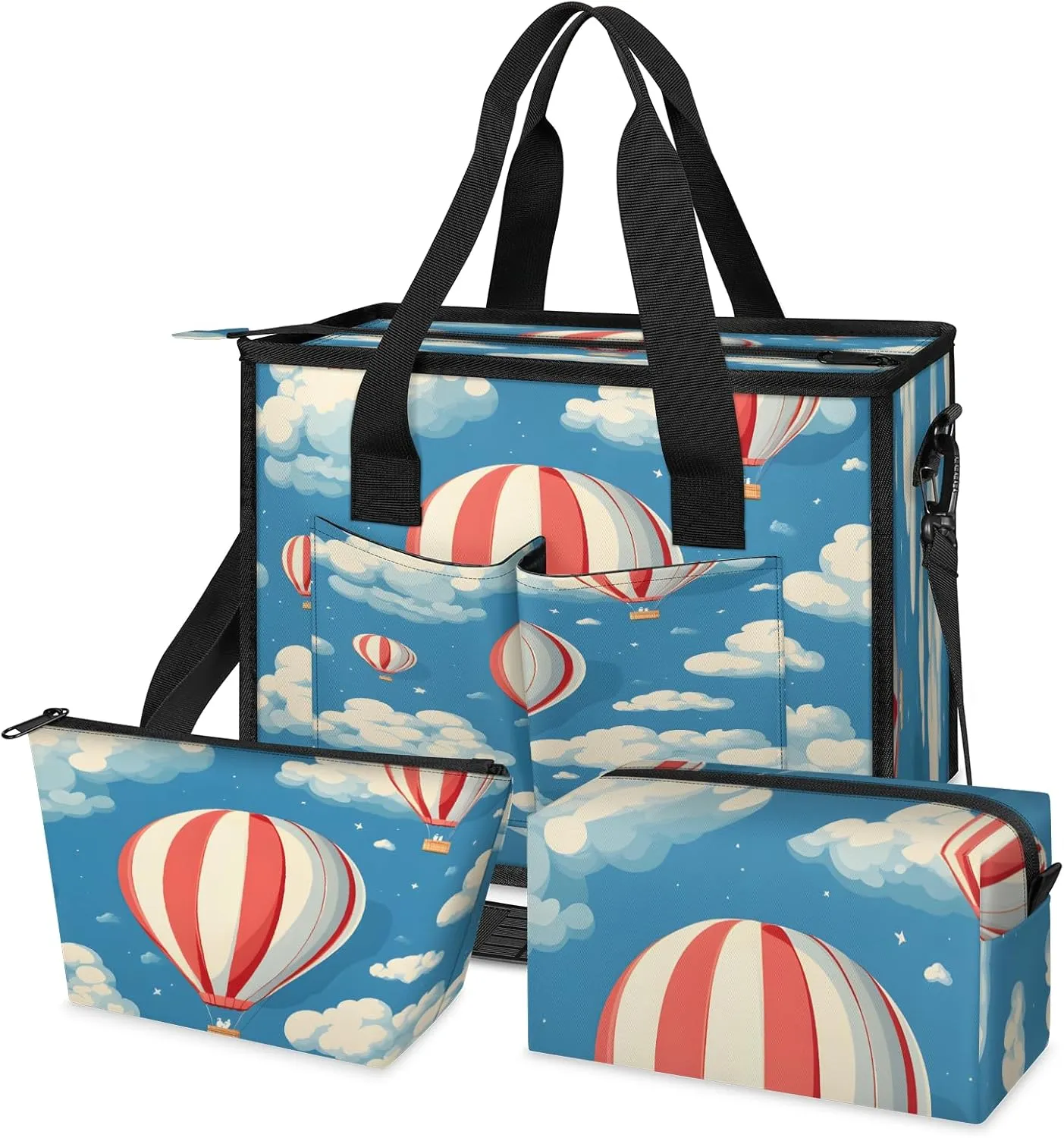 Tote Satchel Bag Set 3PCS for Women, Tote Briefcase Shoulder Handbag Purse Satchels