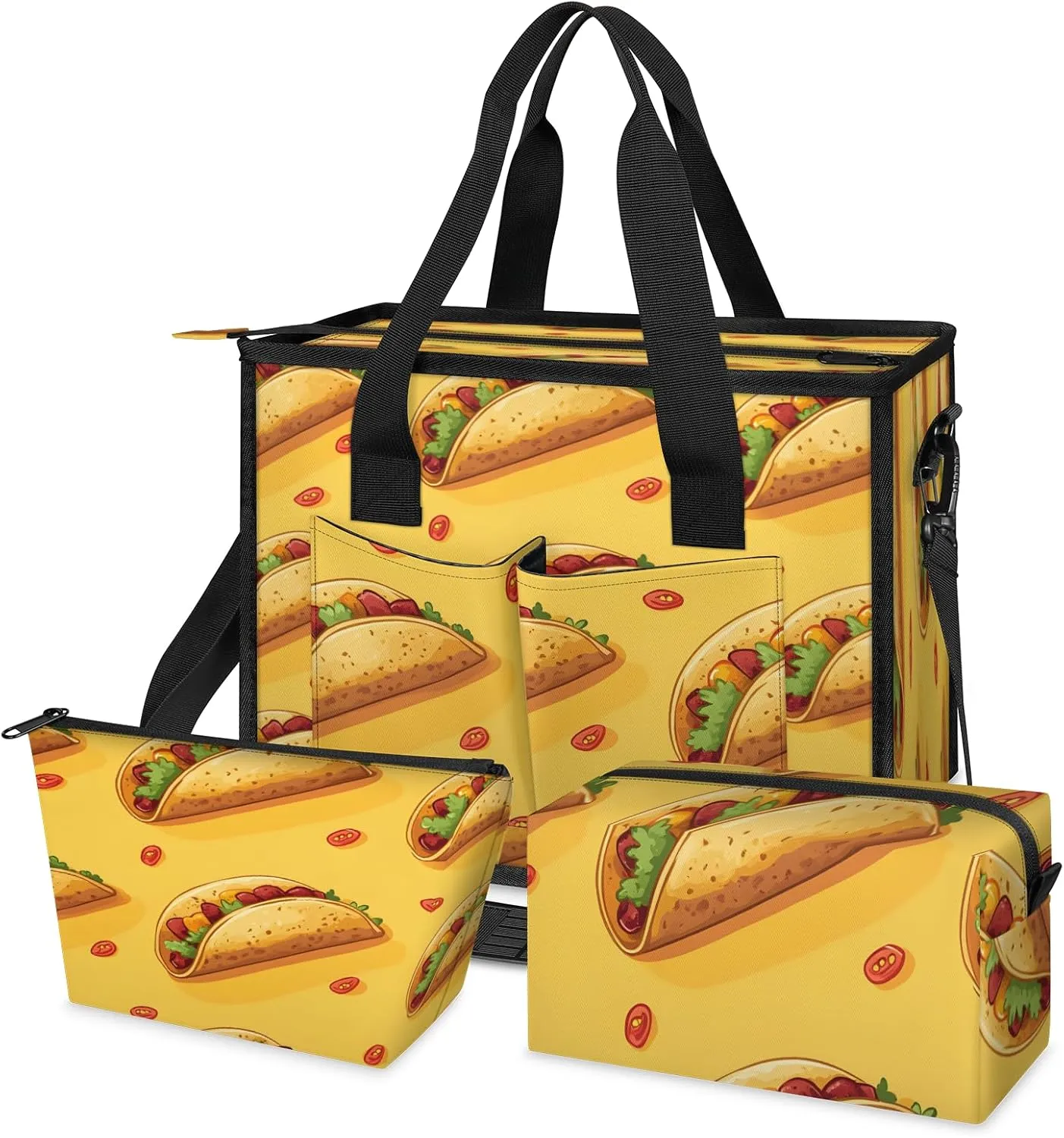 Tote Satchel Bag Set 3PCS for Women, Tote Briefcase Shoulder Handbag Purse Satchels