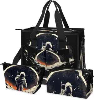 Tote Satchel Bag Set 3PCS for Women, Tote Briefcase Shoulder Handbag Purse Satchels