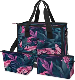 Tote Satchel Bag Set 3PCS for Women, Tote Briefcase Shoulder Handbag Purse Satchels