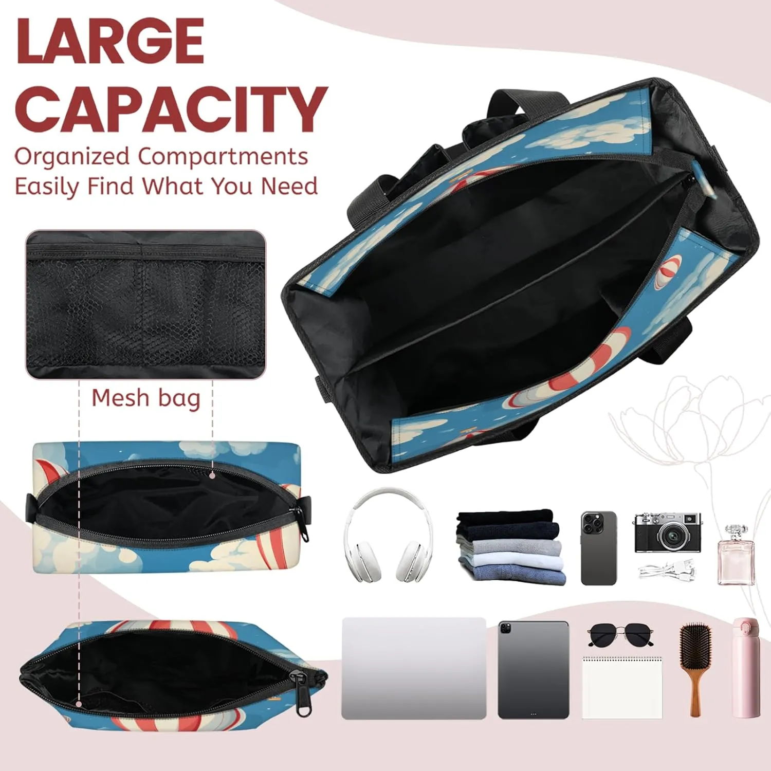 Tote Satchel Bag Set 3PCS for Women, Tote Briefcase Shoulder Handbag Purse Satchels