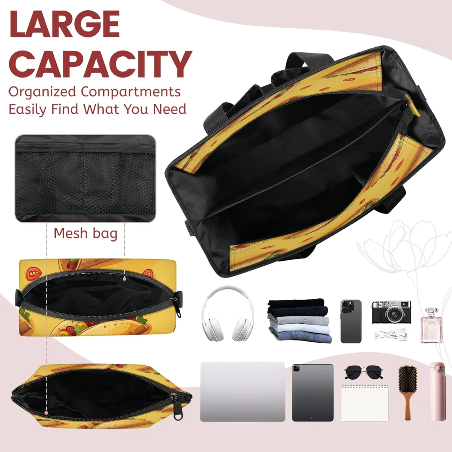 Tote Satchel Bag Set 3PCS for Women, Tote Briefcase Shoulder Handbag Purse Satchels
