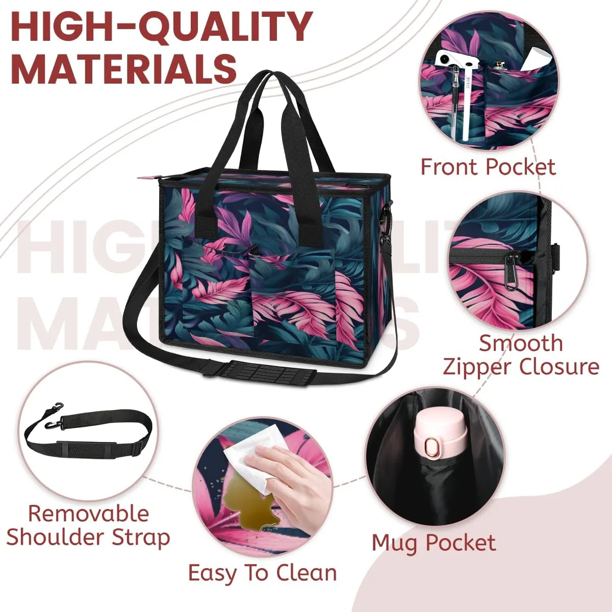 Tote Satchel Bag Set 3PCS for Women, Tote Briefcase Shoulder Handbag Purse Satchels