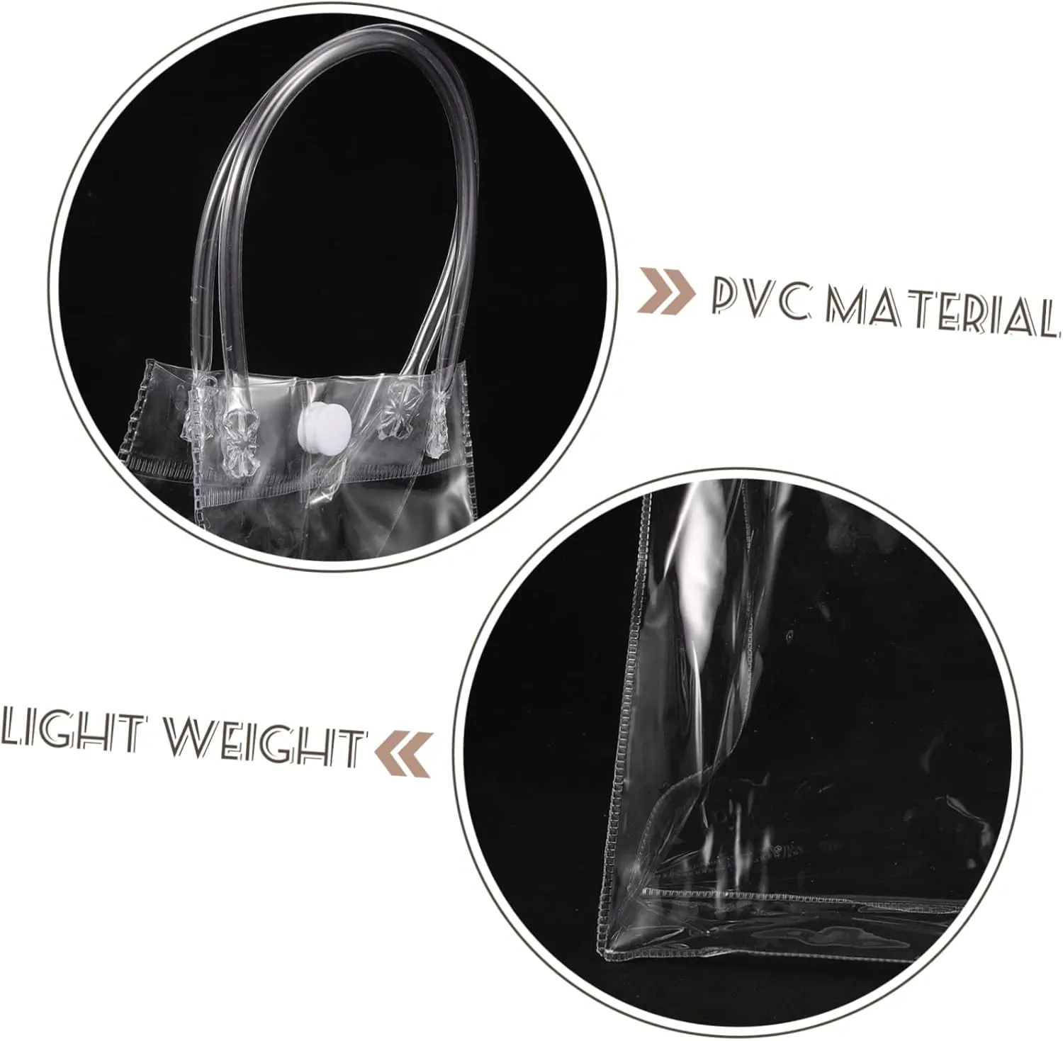 TOVINANNA Elegant Pvc Handbags 10pcs Wine Bottle Wrap Bags for Bulk Ideal for Party Household Needs