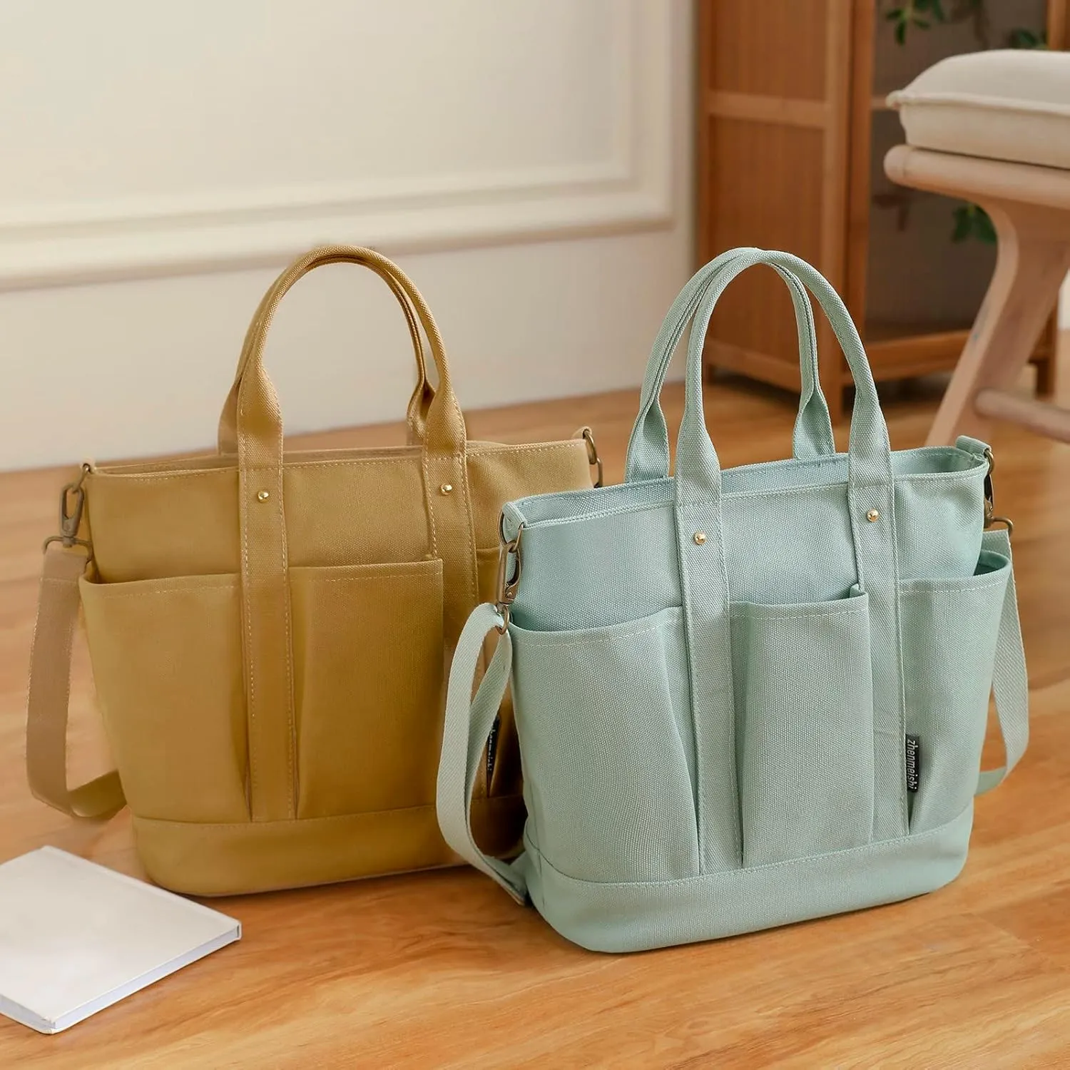 Travel Crossbody Bags for Women Purse Crossbody Bags with Pockets Top Handle Shoulder Handbags Cute Spring Purse(Green)