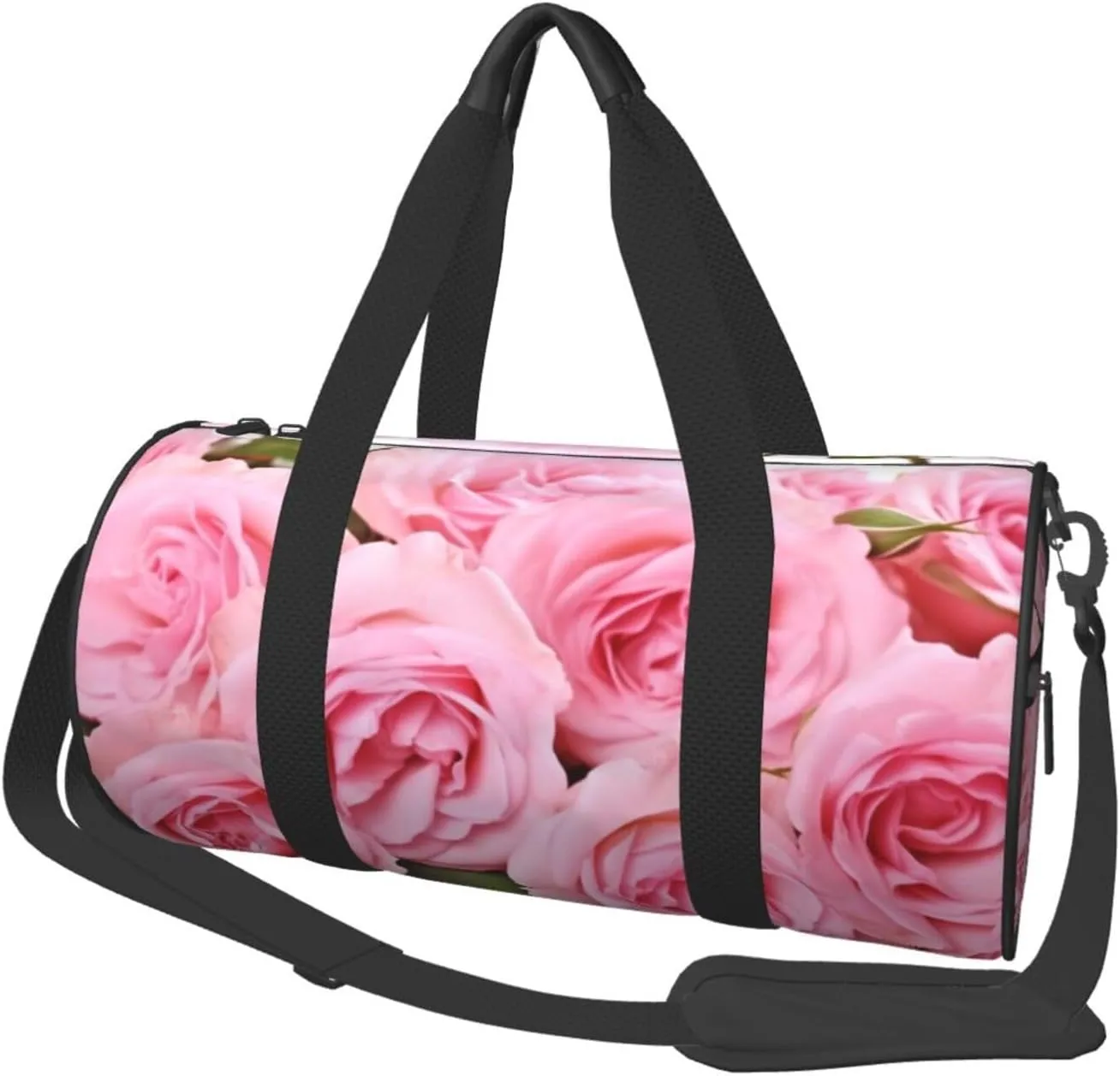 Travel Duffel Bag Fresh Roses Weekender Overnight Bag For Men Women Large Capacity Sports Gym Bag Canvas Carry On Tote Bags For Travel Yoga