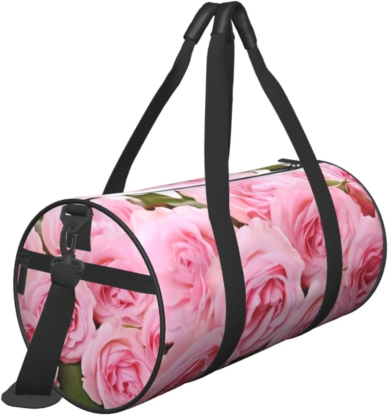Travel Duffel Bag Fresh Roses Weekender Overnight Bag For Men Women Large Capacity Sports Gym Bag Canvas Carry On Tote Bags For Travel Yoga