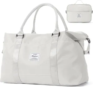 Travel Duffel Bag,Sports Tote Gym Bag,Shoulder Weekender Overnight Bag for Women