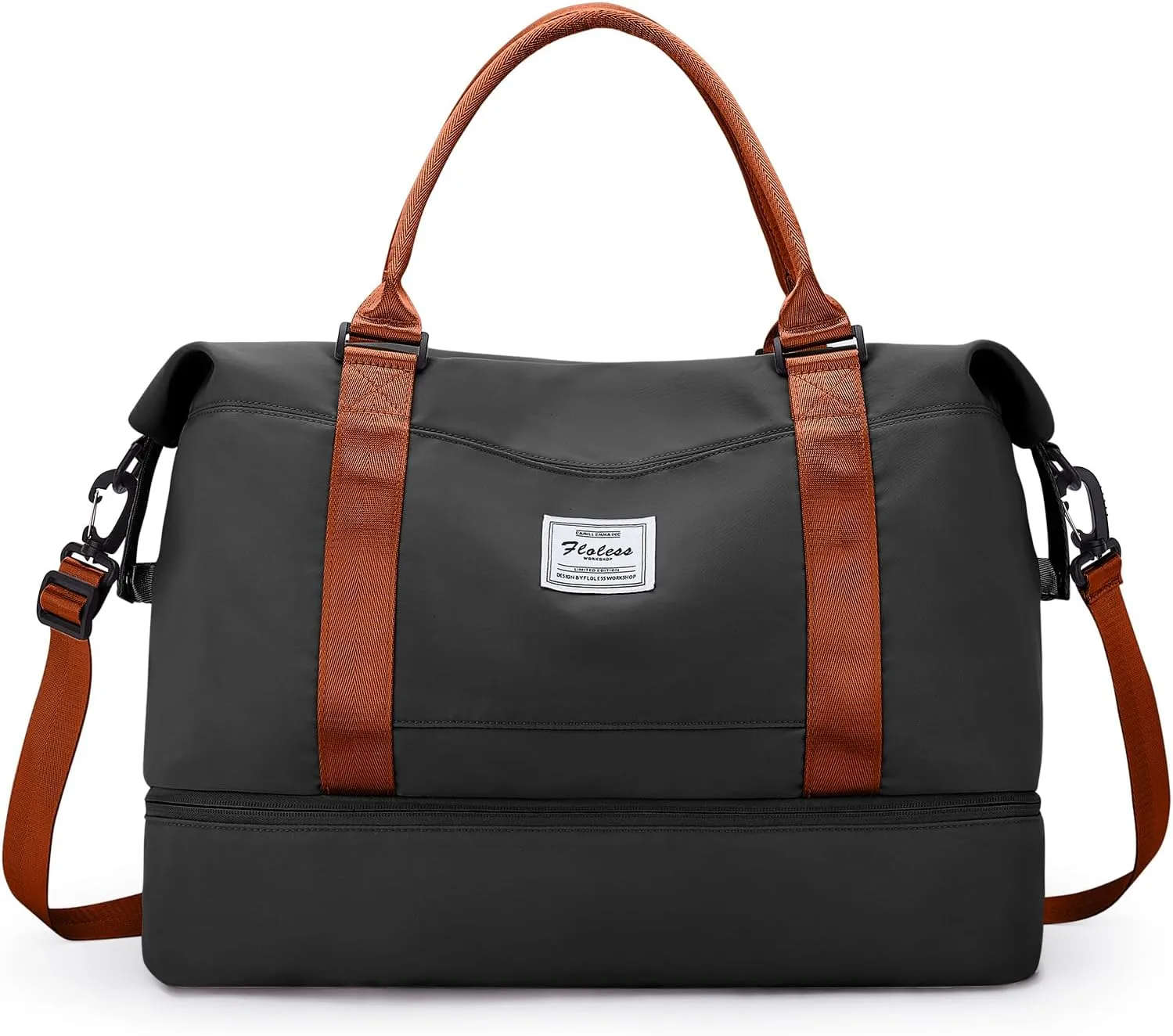 Travel Duffel Bag,Sports Tote Gym Bag,Shoulder Weekender Overnight Bag for Women