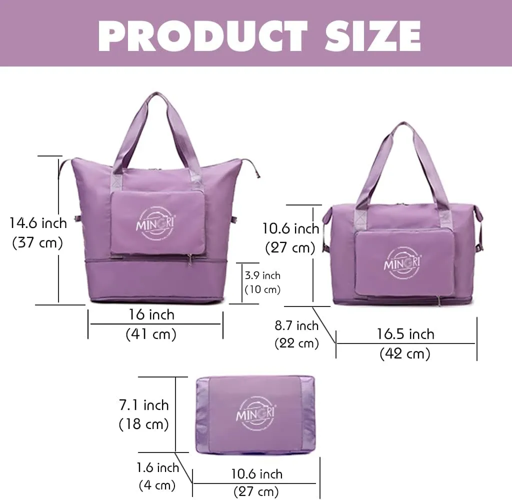 Travel Duffel Tote Bag,Travel Weekender Overnight Bags Women Carry On Bag Totes for Airplanes,Sports Gym Duffle with Trolley Sleeve