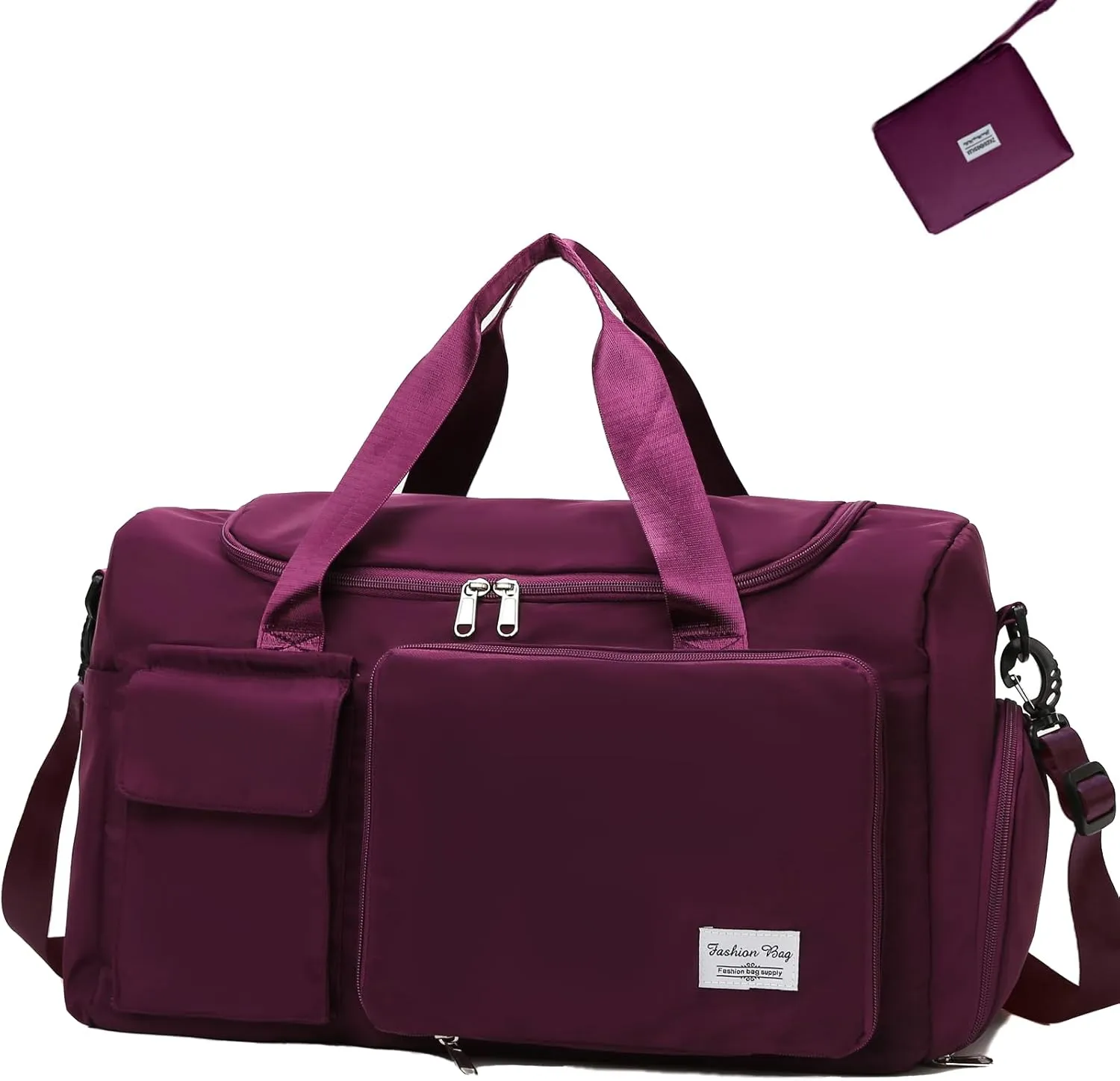 Travel Duffel Tote Bag,Travel Weekender Overnight Bags Women Carry On Bag Totes for Airplanes,Sports Gym Duffle with Trolley Sleeve