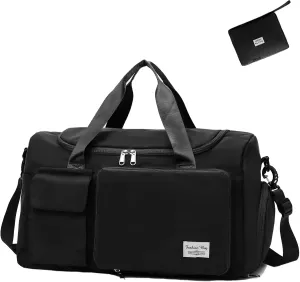 Travel Duffel Tote Bag,Travel Weekender Overnight Bags Women Carry On Bag Totes for Airplanes,Sports Gym Duffle with Trolley Sleeve