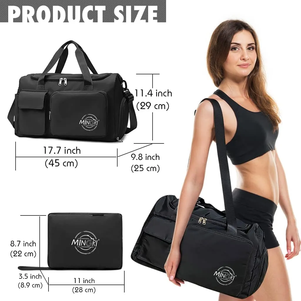 Travel Duffel Tote Bag,Travel Weekender Overnight Bags Women Carry On Bag Totes for Airplanes,Sports Gym Duffle with Trolley Sleeve