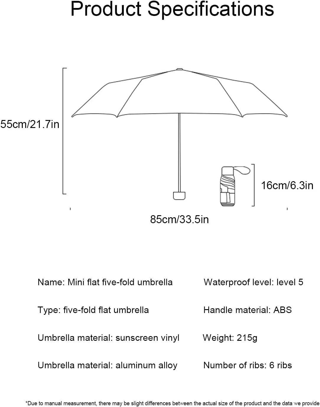 travel umbrella, Mini Travel Sun Umbrella for Purse with Case, 99% UV Protection, Sun & Rain Umbrellas, Compact Portable for Women Men Multiple Colors