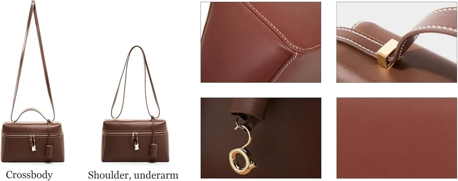 Trendy Small Leather Clutch Purse Bag for Women,Mini Square Box Bag Crossbody,Top-Handle Cute Satchels Tote Handbag
