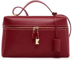 Trendy Small Leather Clutch Purse Bag for Women,Mini Square Box Bag Crossbody,Top-Handle Cute Satchels Tote Handbag