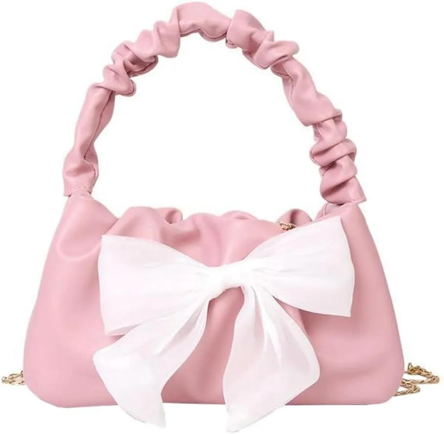 Trendy Small Shoulder Bag for Women Clutch Purse Large Bow Handbag Crossbody Bags Shoulder Handbags 2025