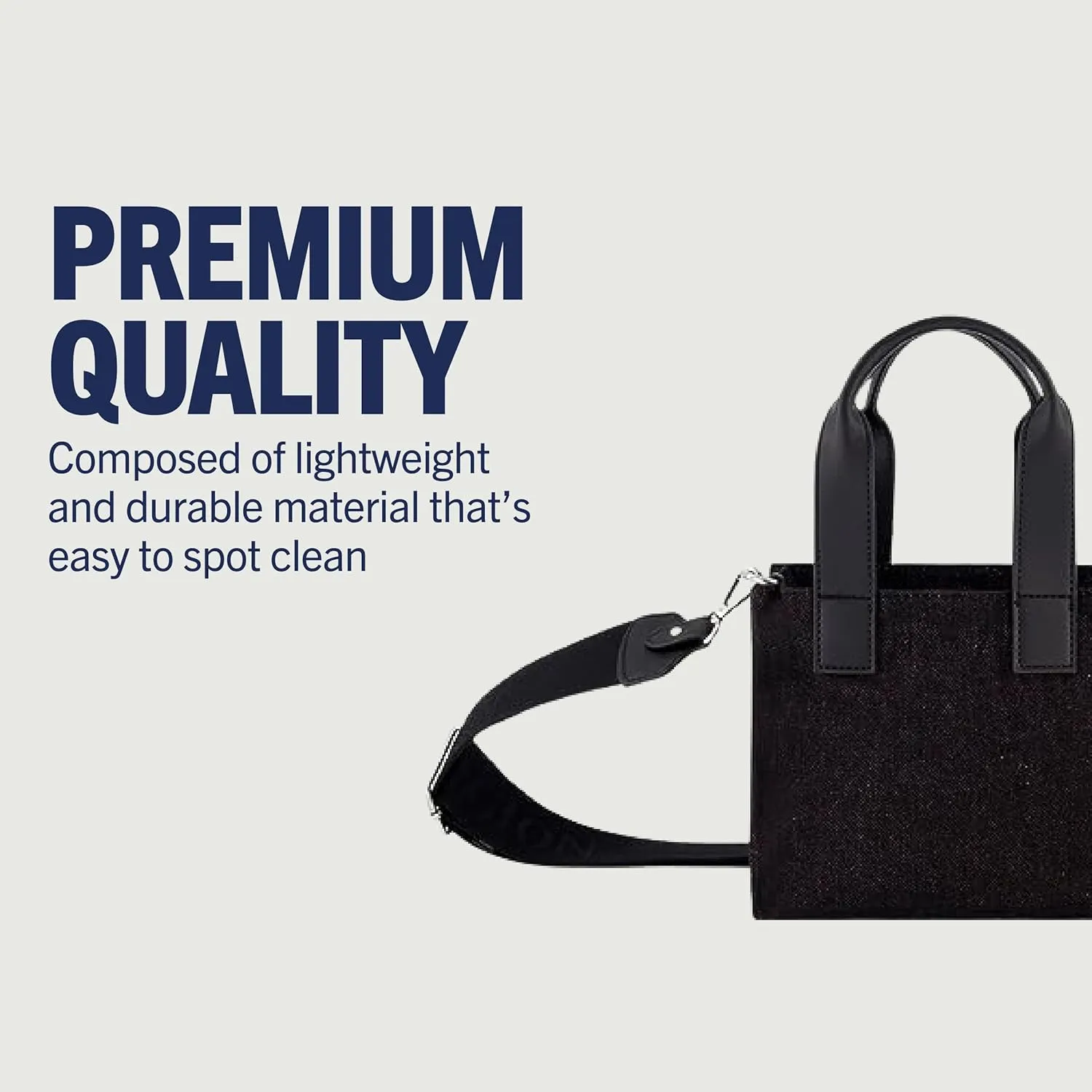 True Religion Tote Bag, Women's Mini Travel Shoulder Bag with Adjustable Strap