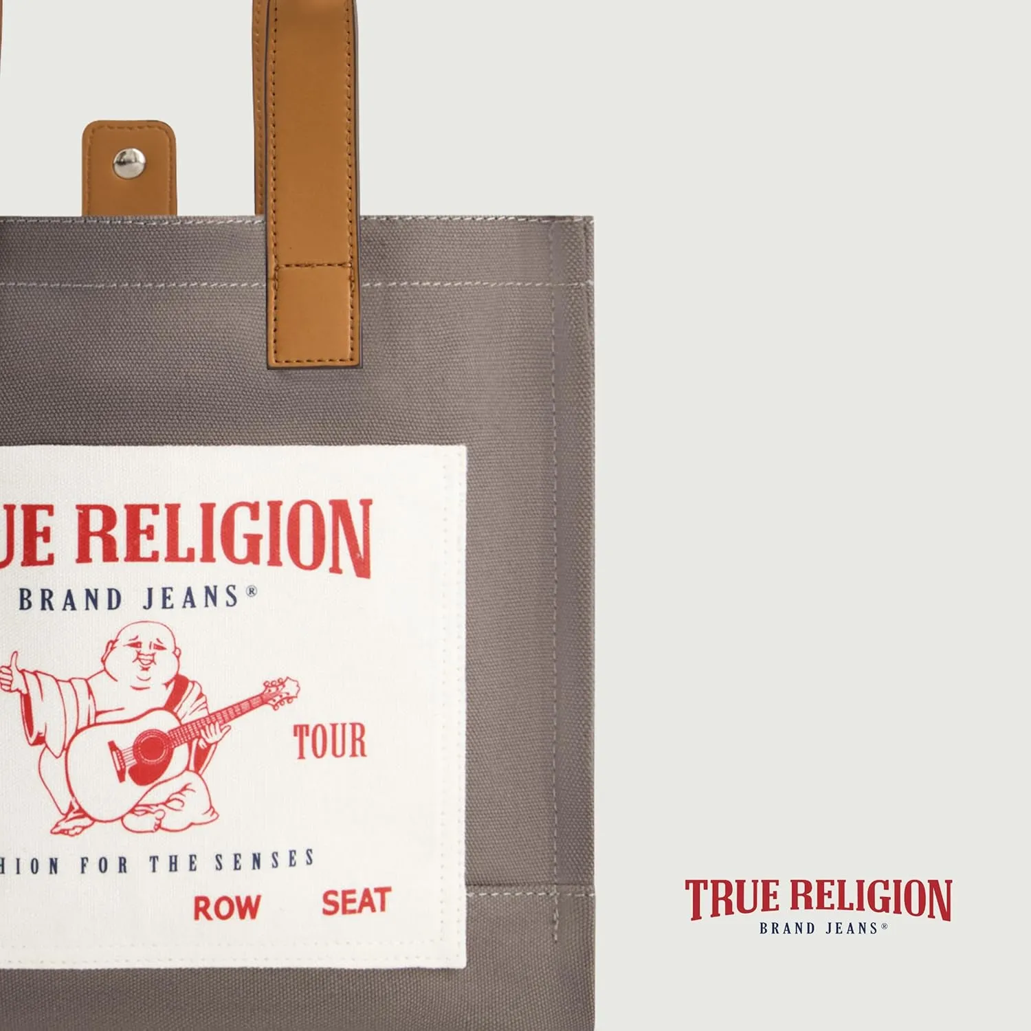 True Religion Tote, Women's Medium Travel Shoulder Bag with Adjustable Strap