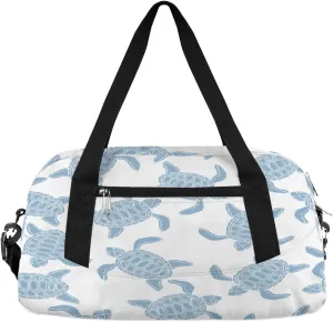 Turtles Print Gym Bag, Duffle Bag, Weekender Bag, Duffel Bag, Overnight Bag, Travel Duffel Bag, Dance Bag, Tote Bag, Beach Bag, Pool Bag, Gym Duffle Bag, Carry on Bag