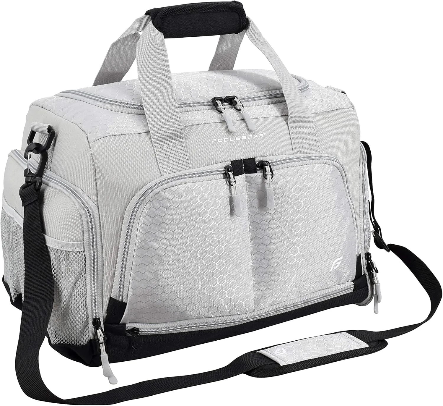 Ultimate Gym Bag 2.0: The Durable Crowdsource Designed Duffel Bag with 10 Optimal Compartments Including Water Resistant Pouch