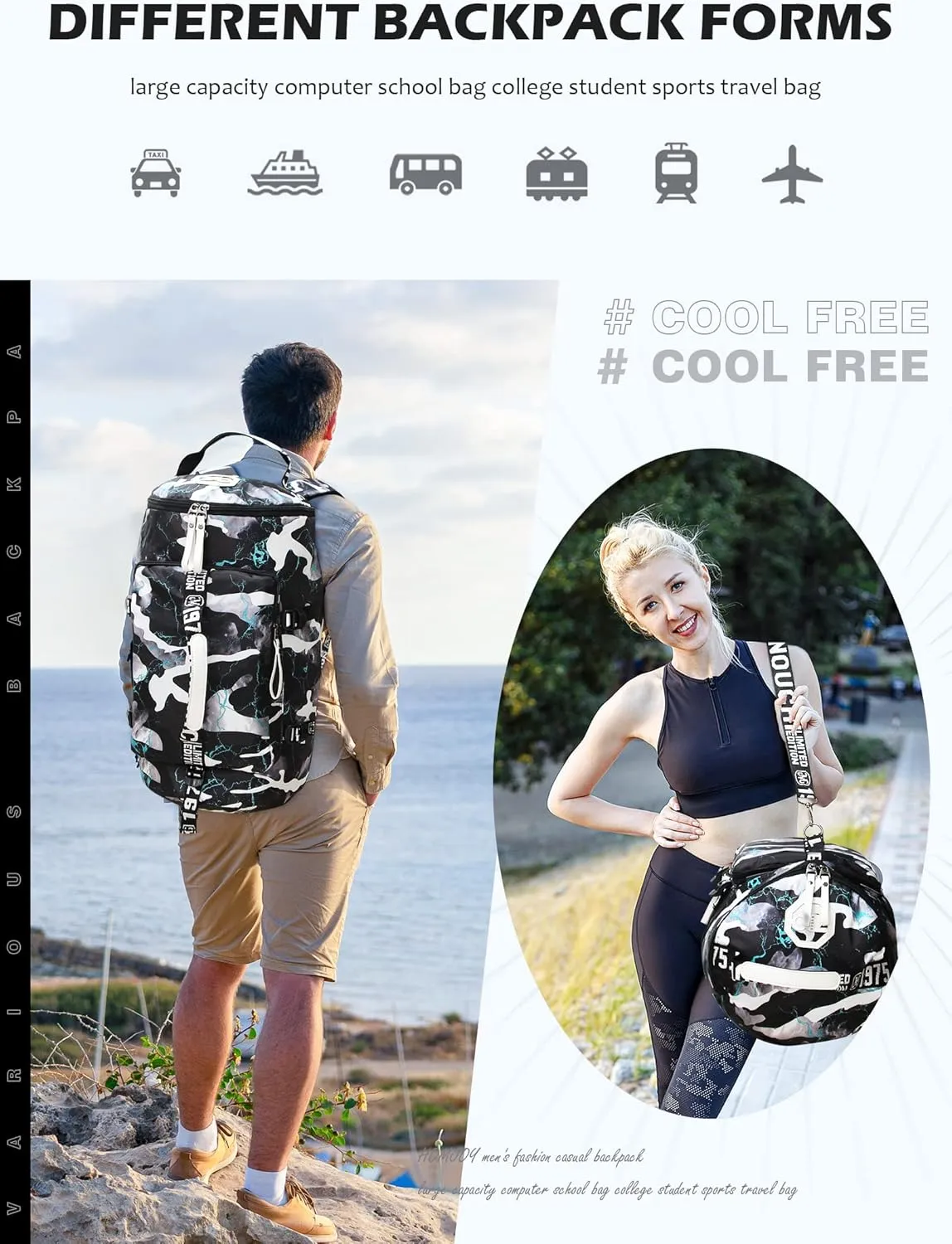 Unisex Adult Sports Duffel Bags