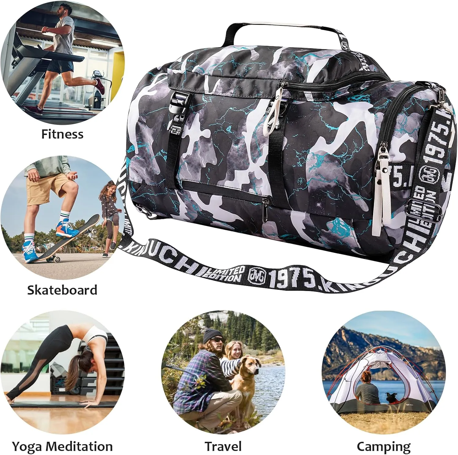 Unisex Adult Sports Duffel Bags