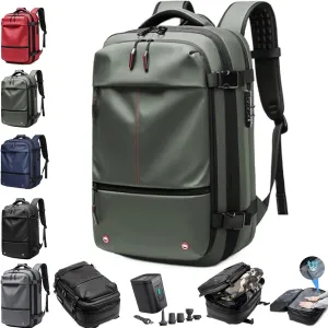 Vacpack Backpack, Vacpack Backpack with Vacuum, 60L Expandable with Vacuum Compression Water Resistant Bag for Men Women (Army Green)