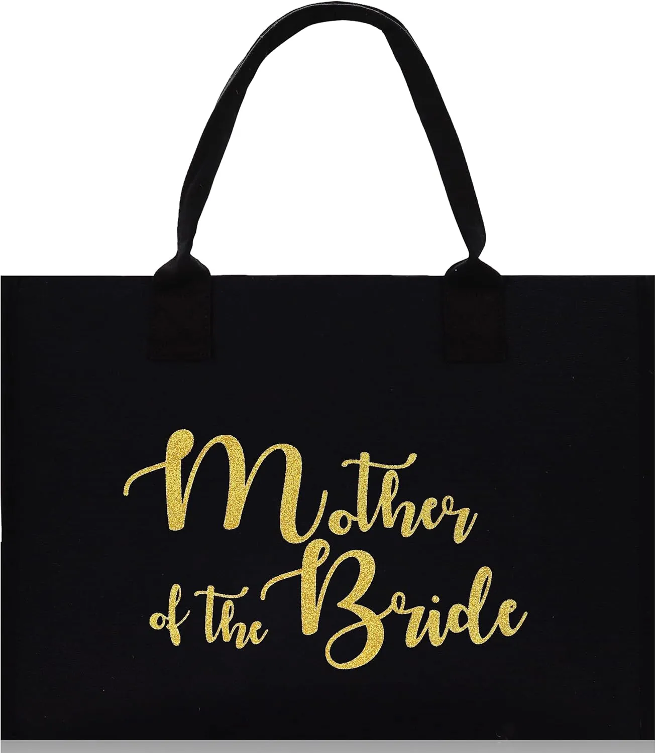 VANESSA ROSELLA Premium Quality Wedding Bridal Shower Bride 100% Cotton Chic Tote Bag with 3 Color Option