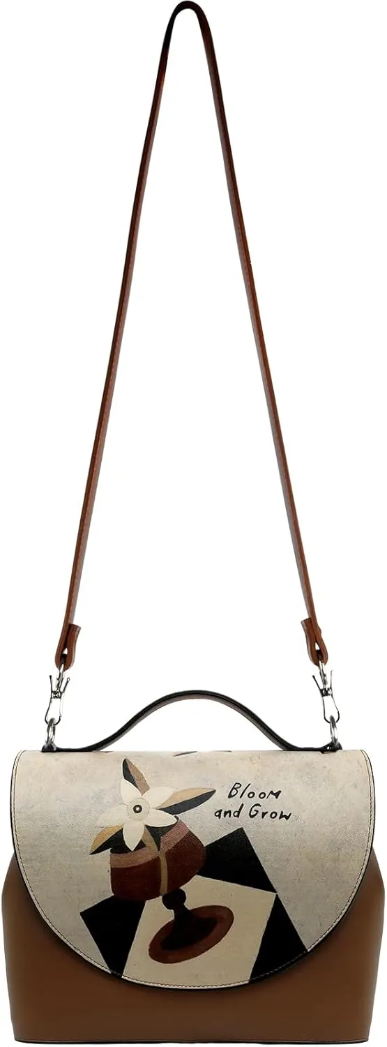 Vegan Leather Handbags for Women - Unique Design and Handmade Top-Handle Handbags