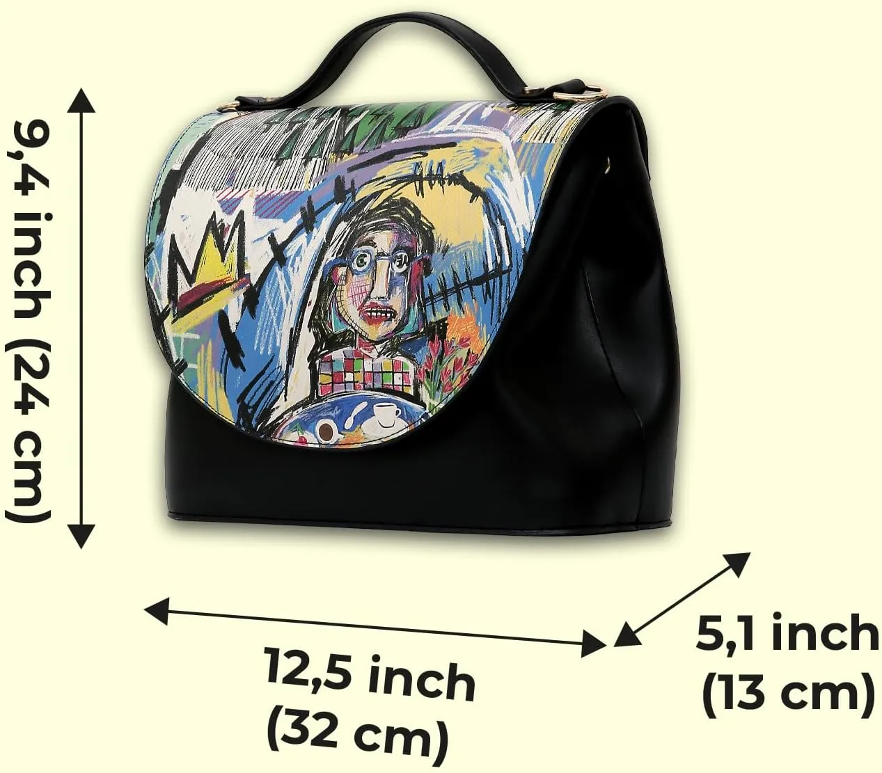Vegan Leather Handbags for Women - Unique Design and Handmade Top-Handle Handbags