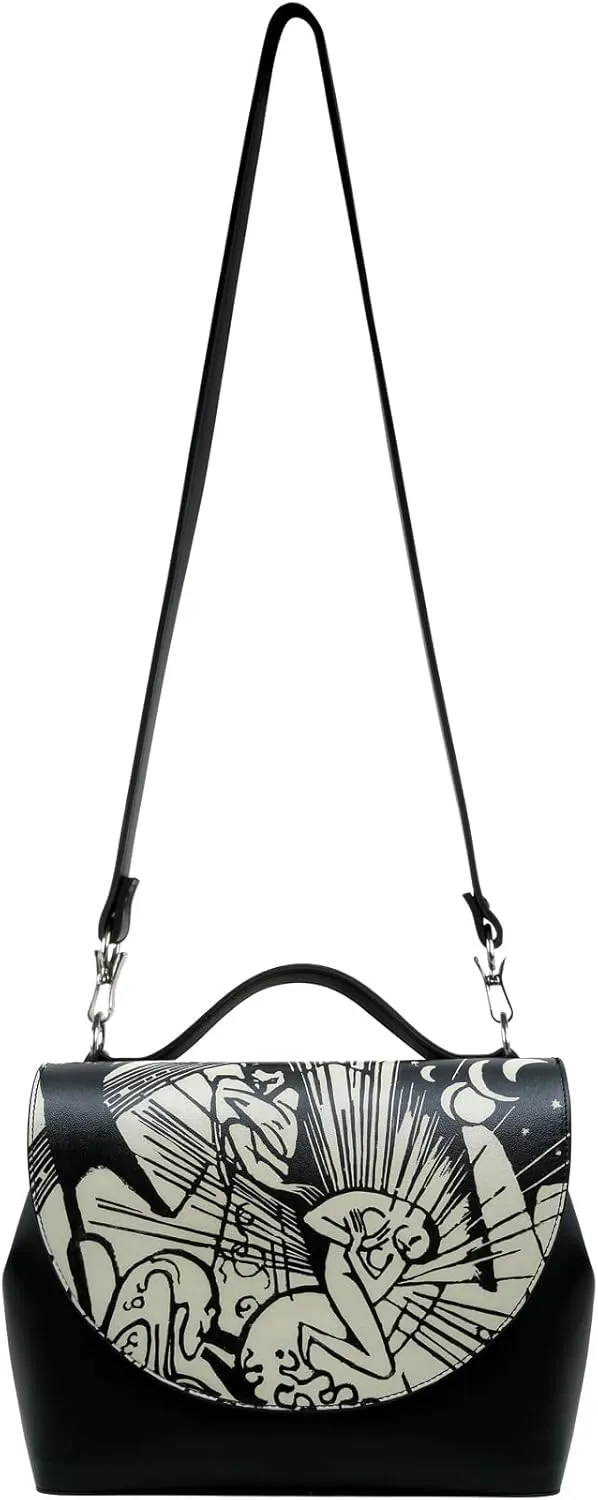Vegan Leather Handbags for Women - Unique Design and Handmade Top-Handle Handbags