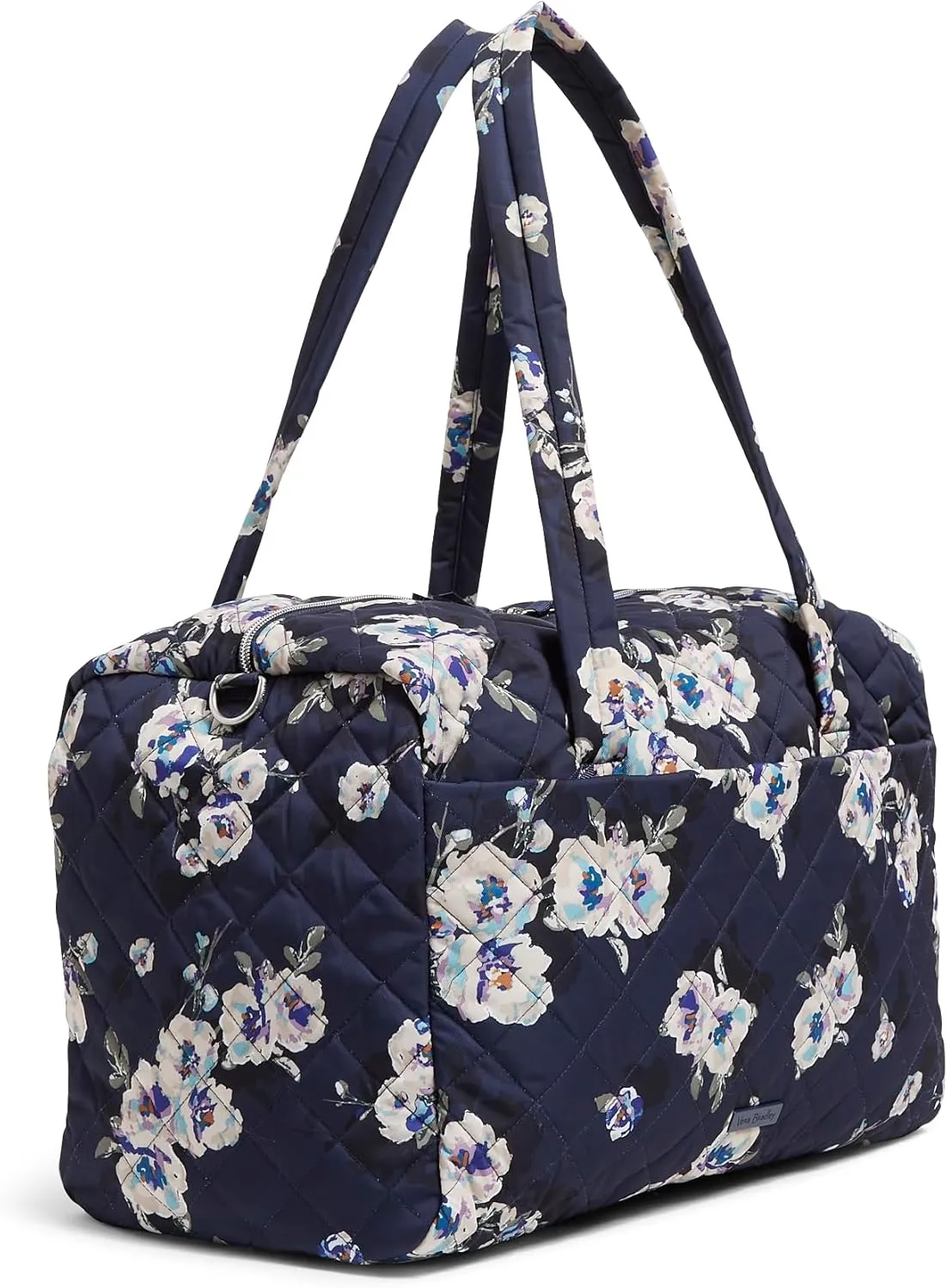 Vera Bradley women's Performance Twill Medium Travel Duffle Bag, Blooms and Branches Navy, One Size