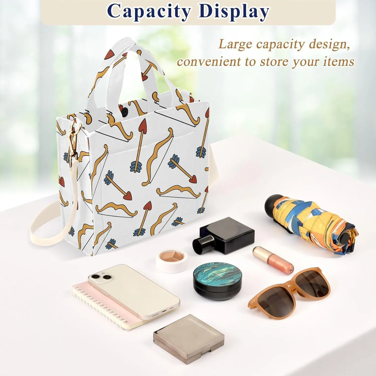 VIGTRO Corduroy Tote Bag for Women Crossbody Bags Shoulder Handbag, Messenger Bag Purse with Adjustable Strap Size S/M