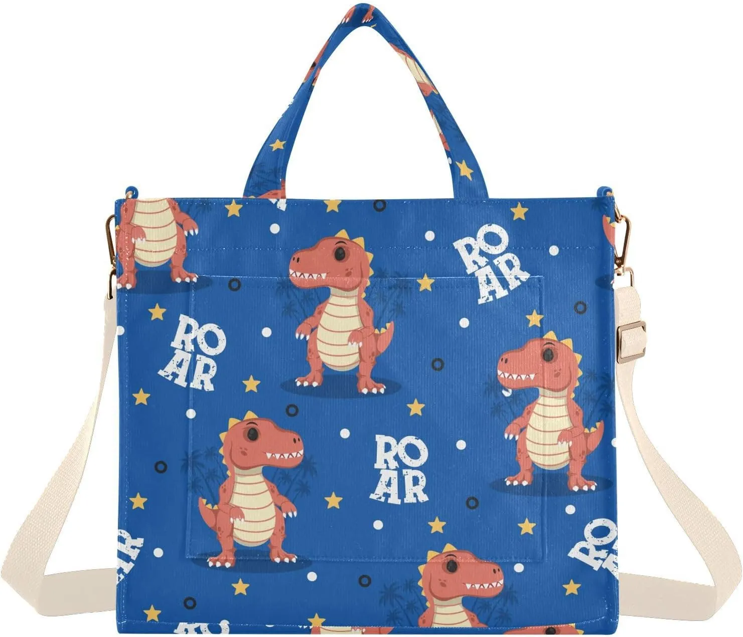 VIGTRO Corduroy Tote Bag for Women Crossbody Bags Shoulder Handbag, Messenger Bag Purse with Adjustable Strap Size S/M