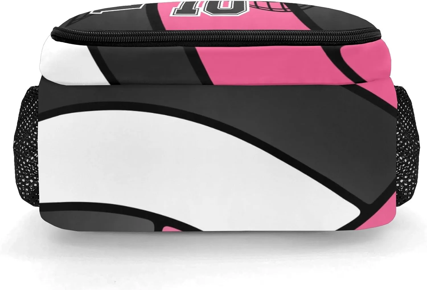 Volleyball Pink Black Customized Waterproof Backpacks Shoulders Bags Daypacks